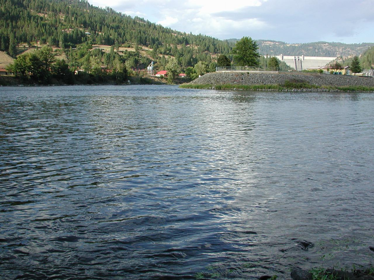 Junction of Clearwater and North Fork of Clearwater River - Lewis and Clark's Canoe Camp site