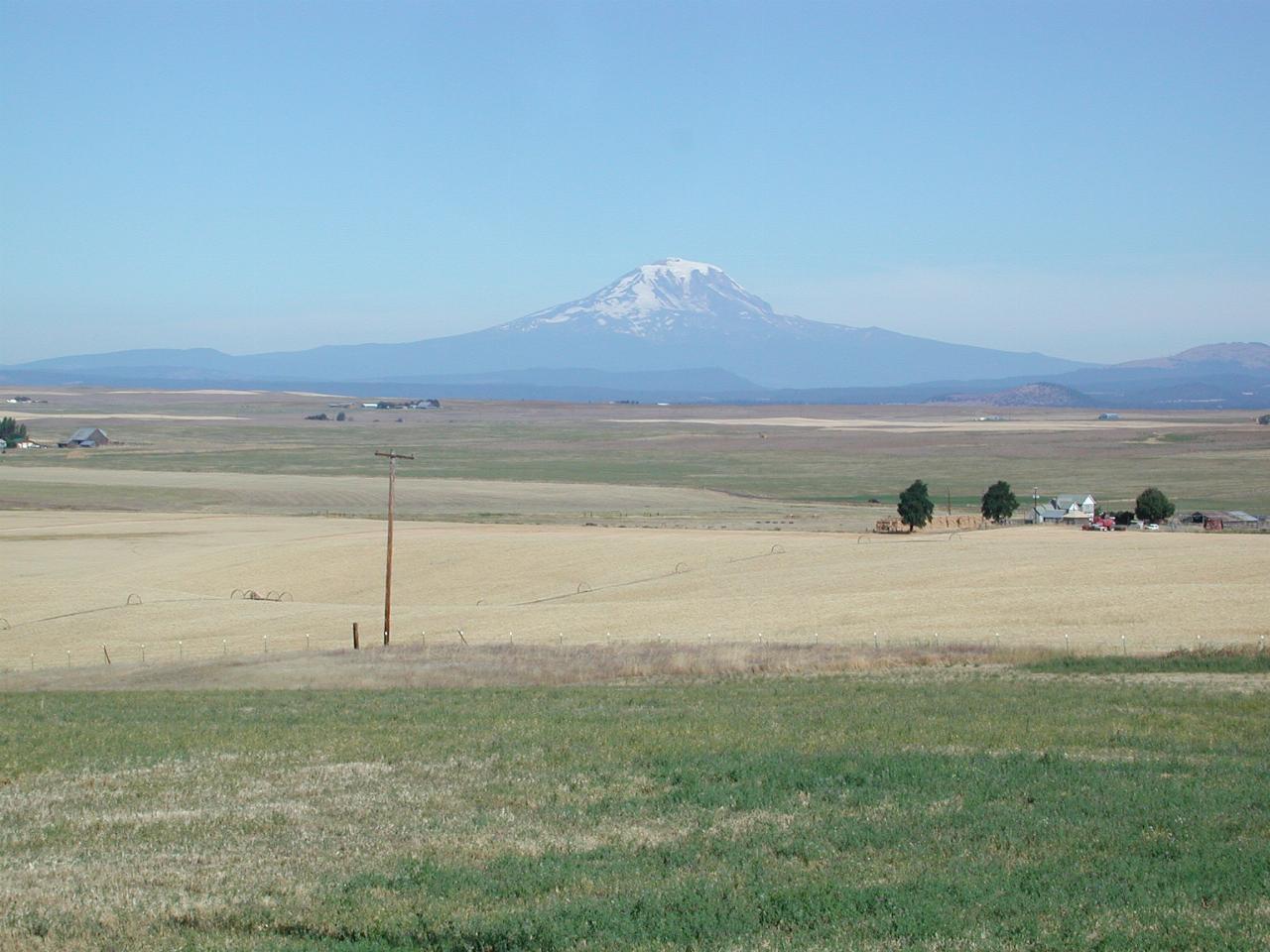 Mt. Adams, from US-97 south of Goldendale, WA