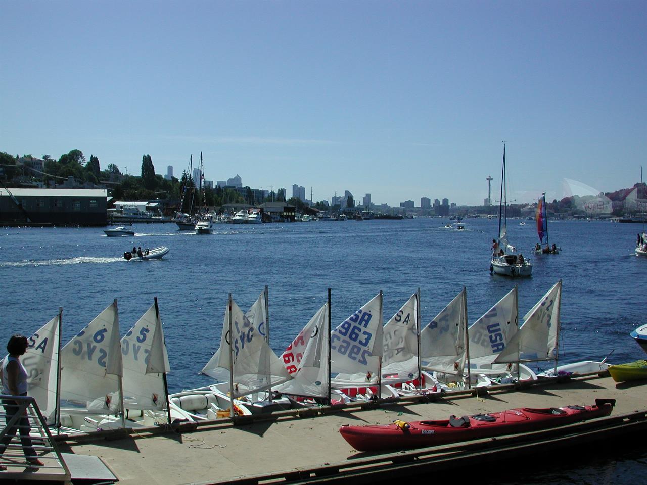 Traffic on Lake Union