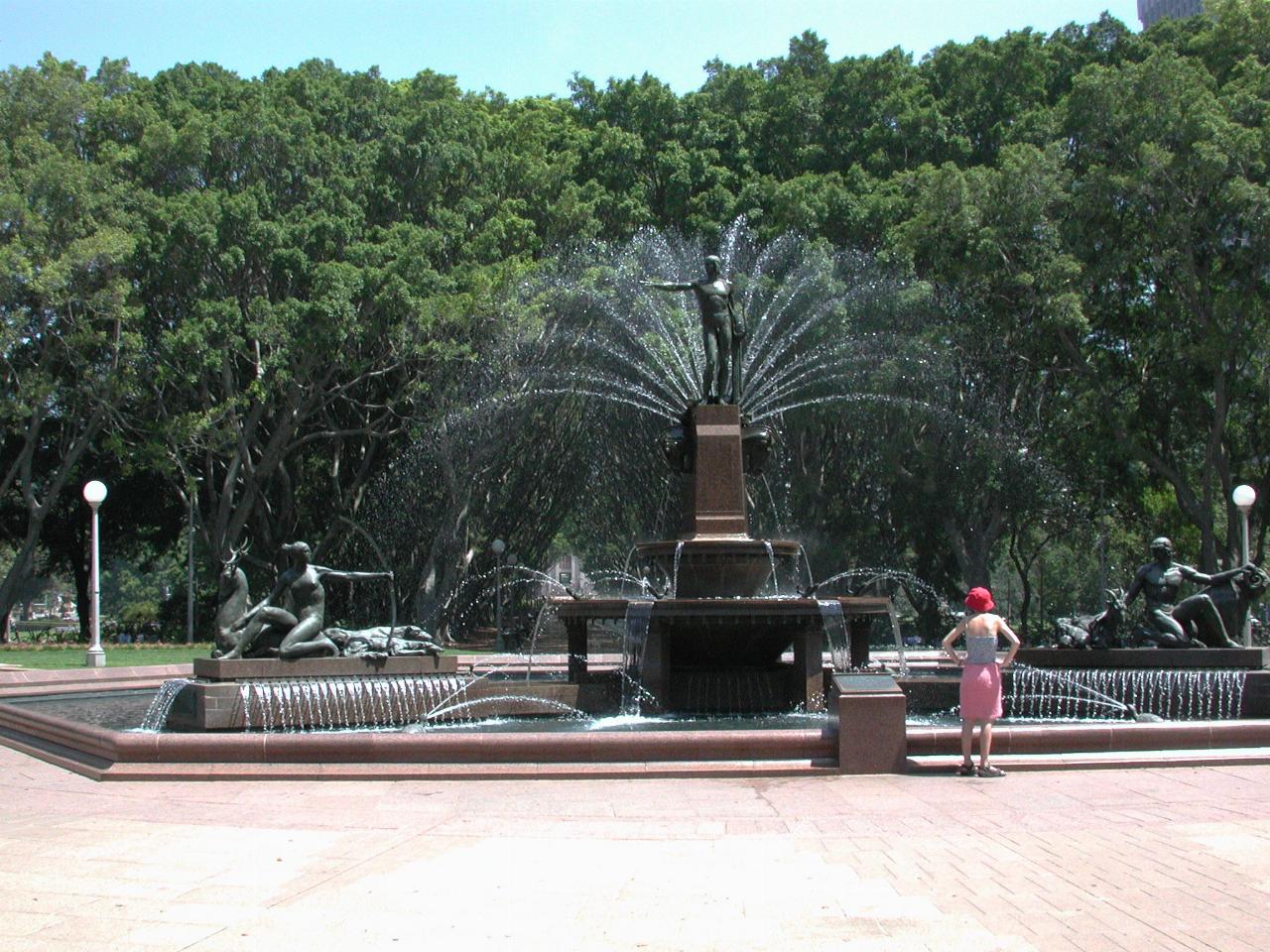 Archibald Fountain, looking South in Hyde Park