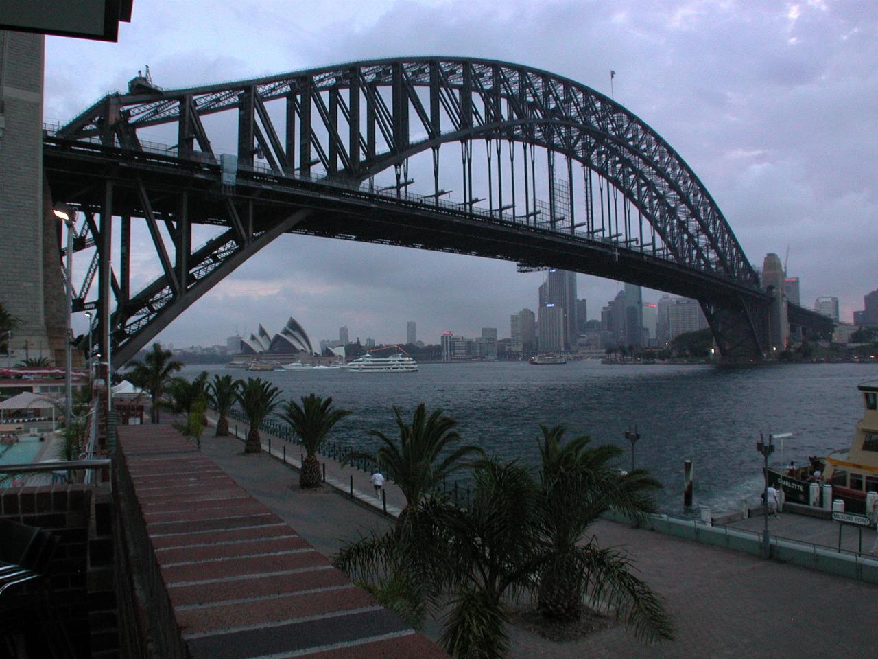 Sydney and Harbour Bridge from North Sydney Olympic Pool/Aqua