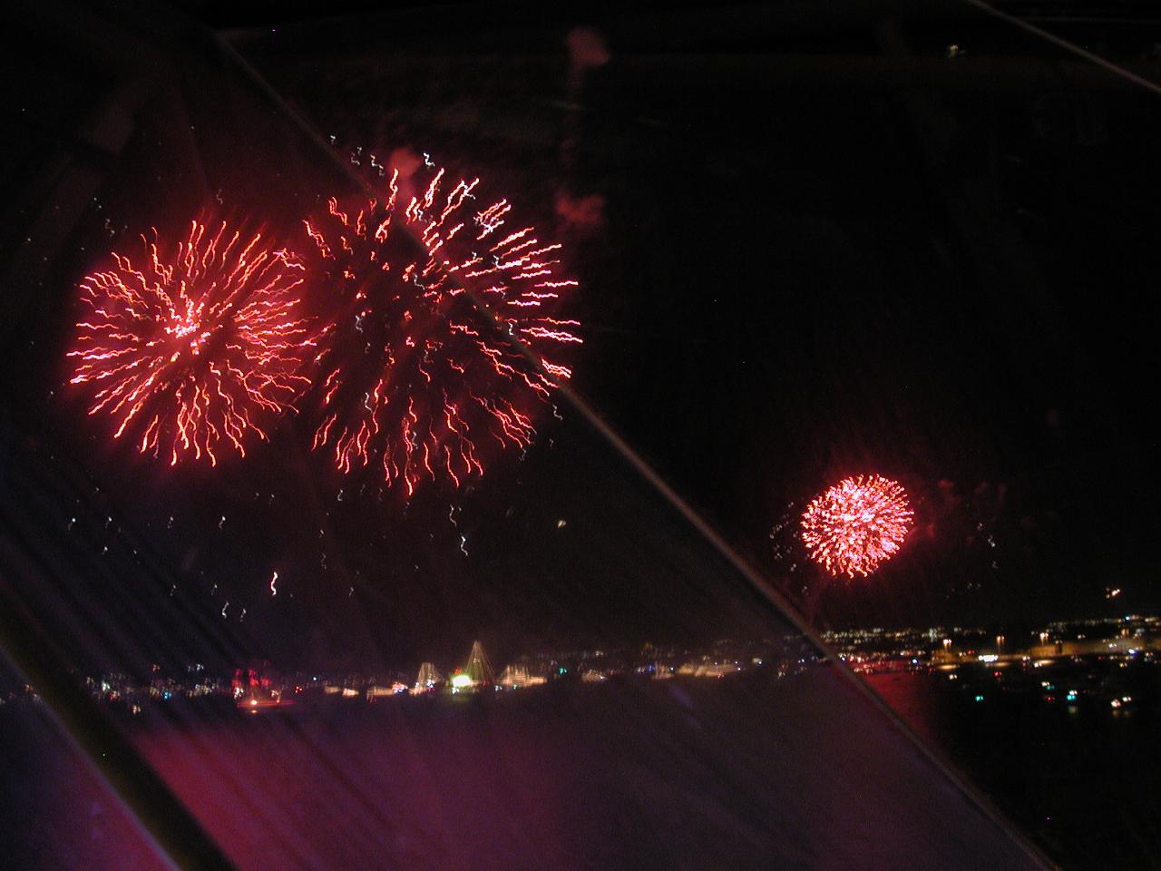 Fireworks east of Opera House