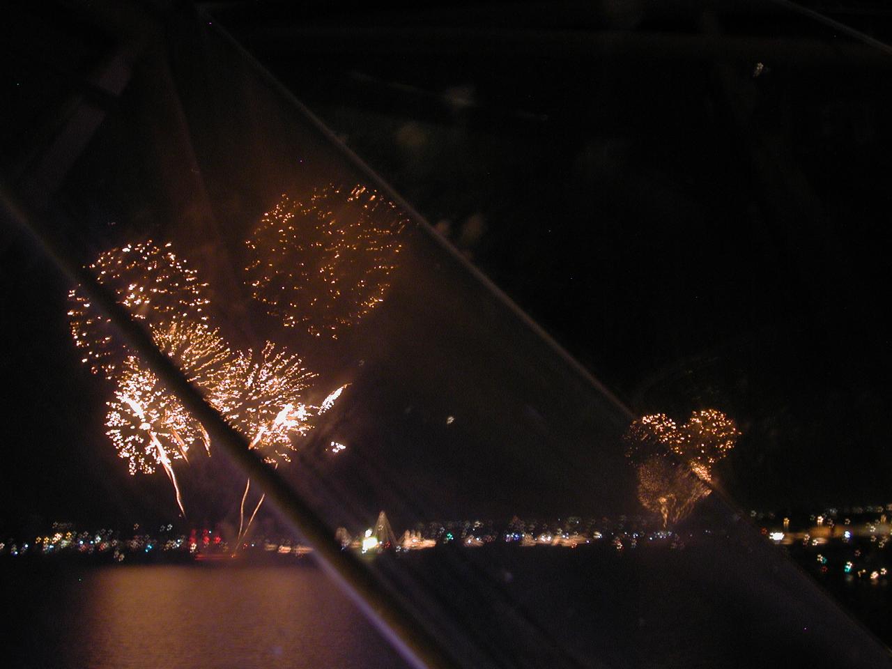 Fireworks east of Opera House