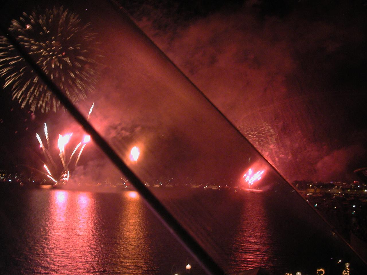 Fireworks east of Opera House