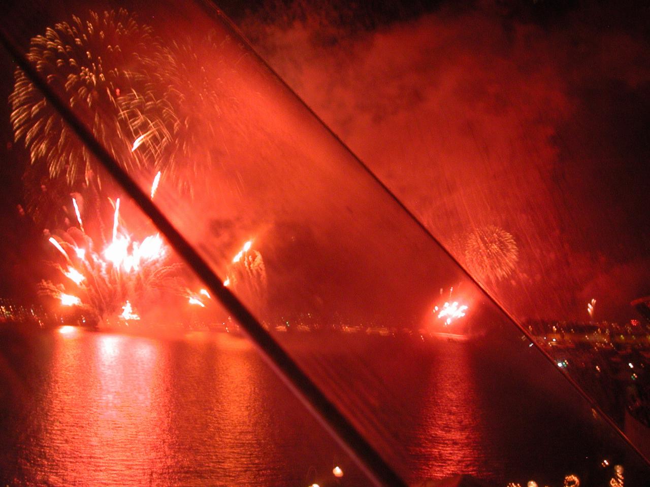 Fireworks east of Opera House