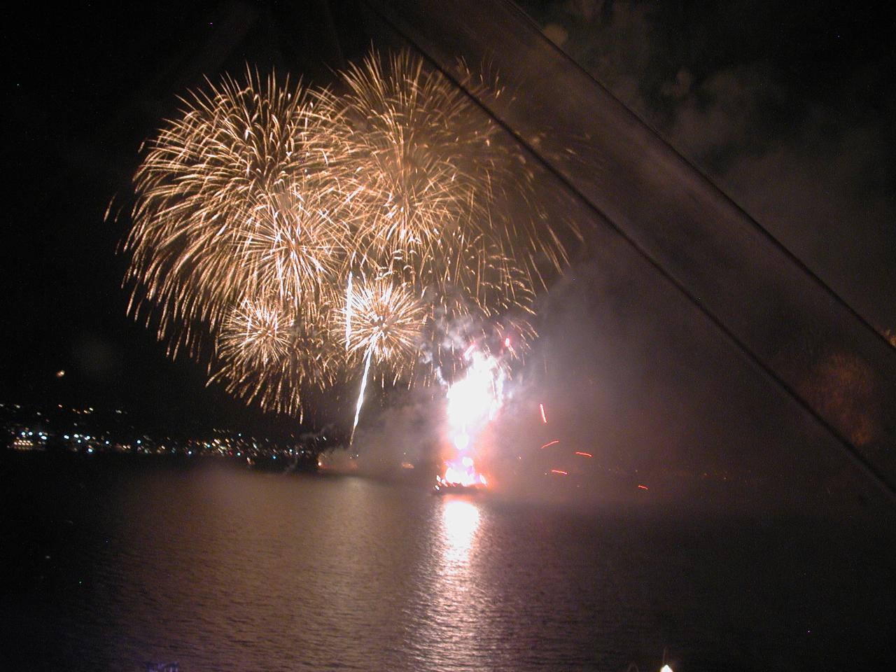 Fireworks east of Opera House