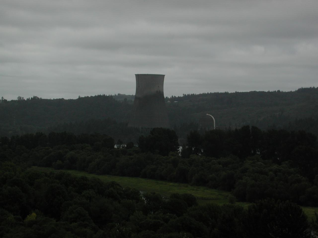 Decommissioned Trojan nuclear power plant on Columbia River, south of Longview WA