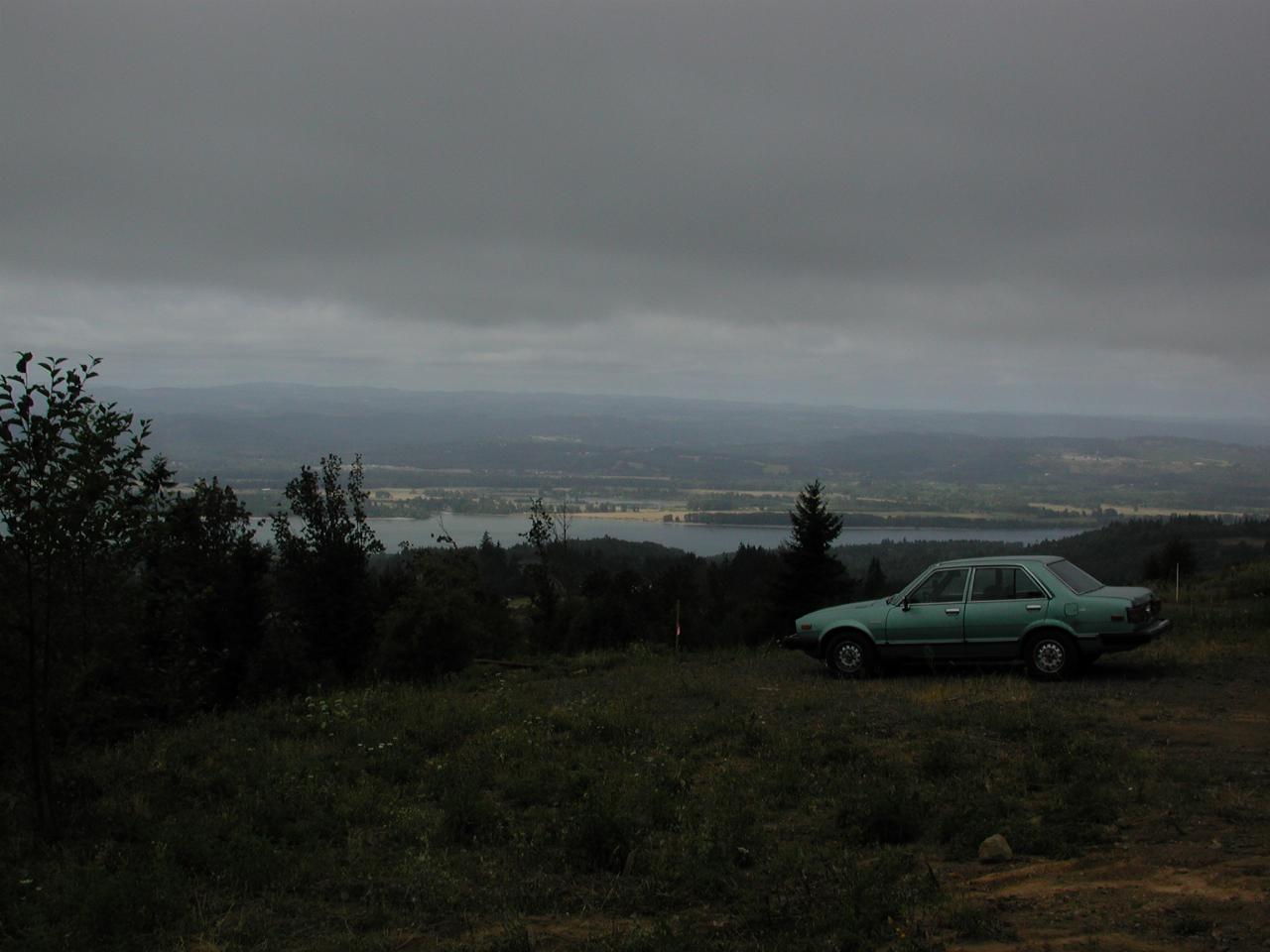 Another view from Green Mountain across Columbia River to Oregon