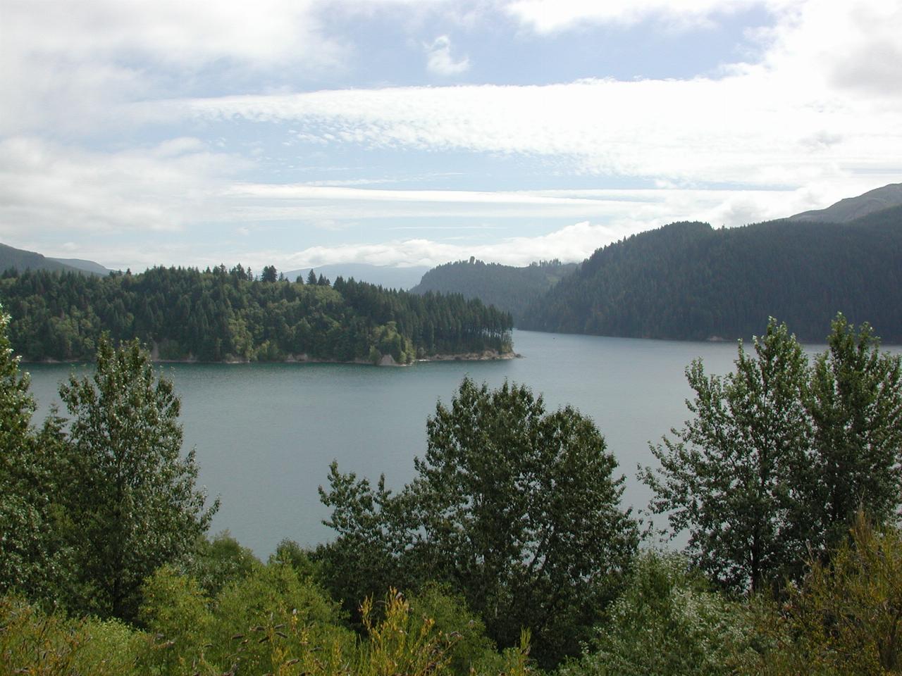 Swift Creek Reservoir on Lewis River, WA