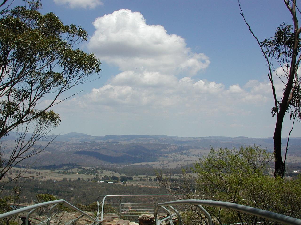 Looking west from Obelisk at Mt. York