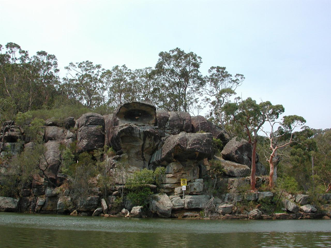 Cruising up the Woronora River with Cameron and Peter