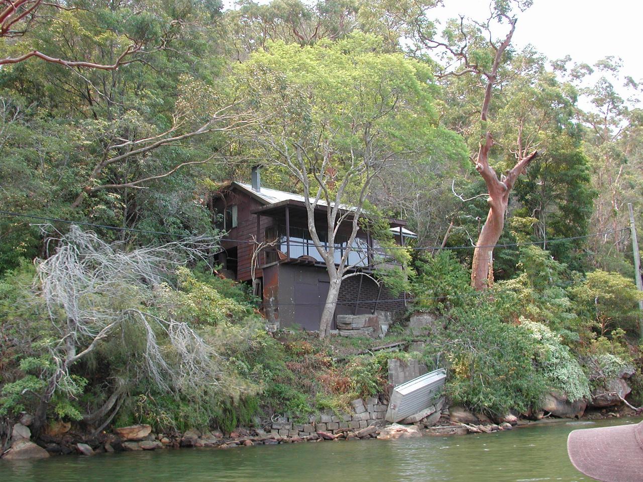 Cruising up the Woronora River with Cameron and Peter