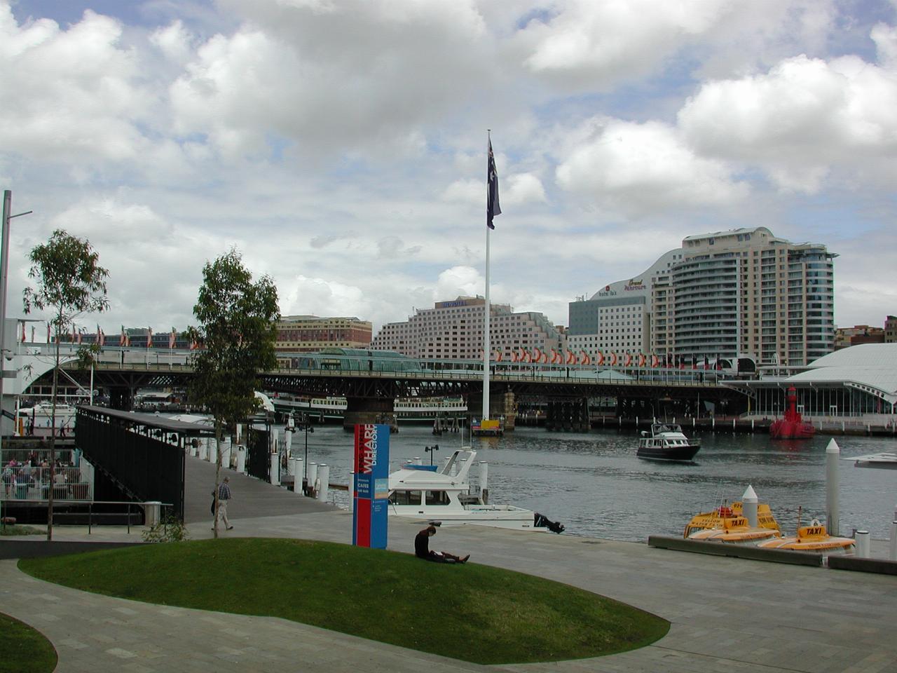 Looking towards Darling Harbour and old Pyrmont Bridge