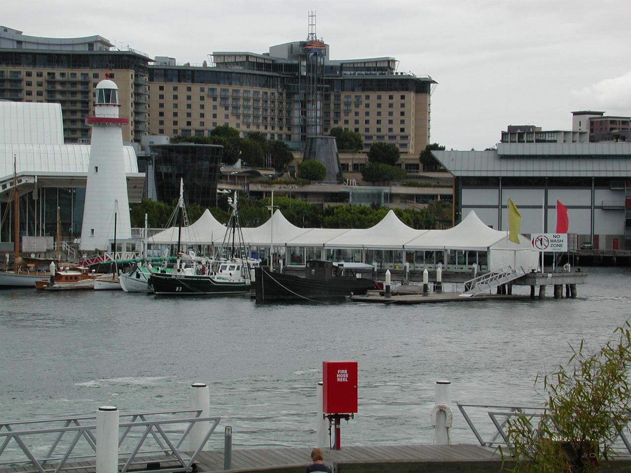 More boats at Maritime Museum and Sydney Casino in background