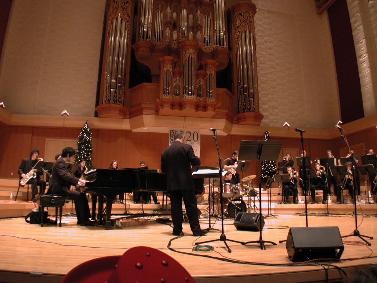 Dr. David Joyner conducts PLU Jazz Ensemble (students)