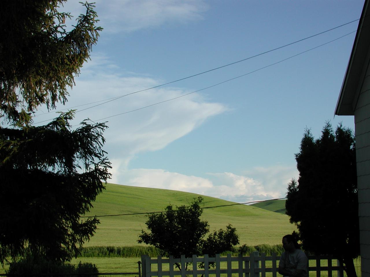 CtS2004: Abating storms after CtS rides, as seen from Thompson's Farm