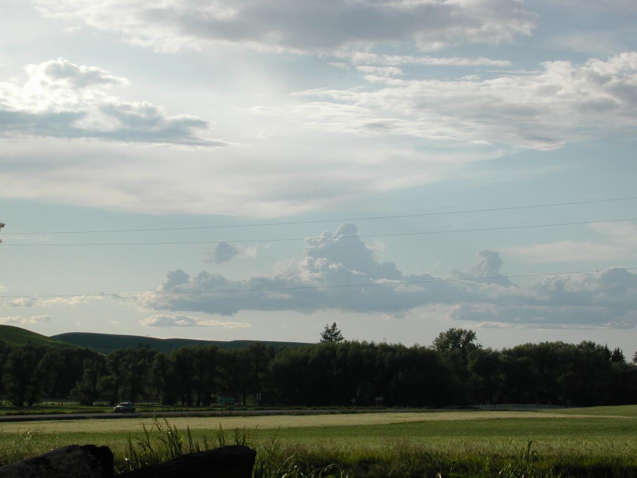 CtS2004: Abating storms after CtS rides, as seen from Thompson's Farm