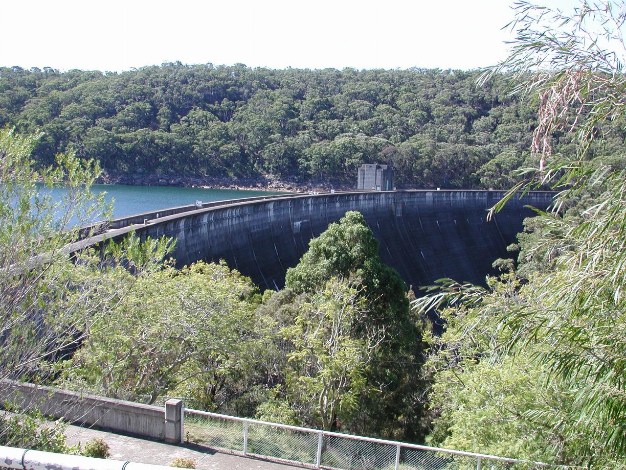 Woronora Dam, seen from car park