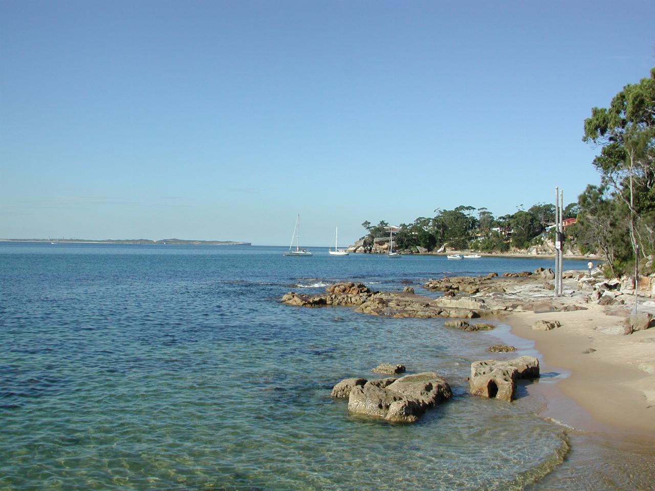 Looking out Port Hacking Heads, and Kurnell