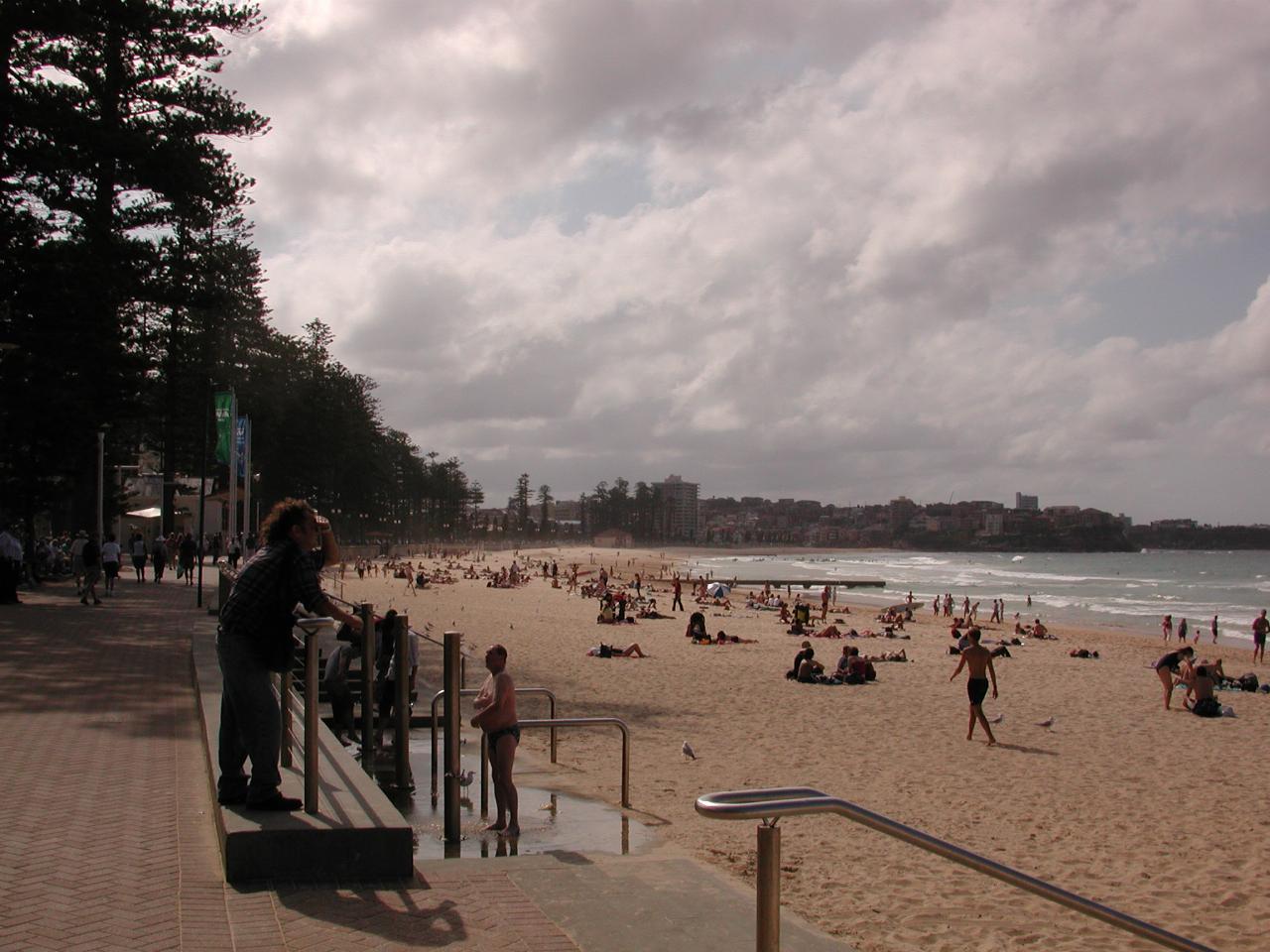 Manly Beach,  looking north