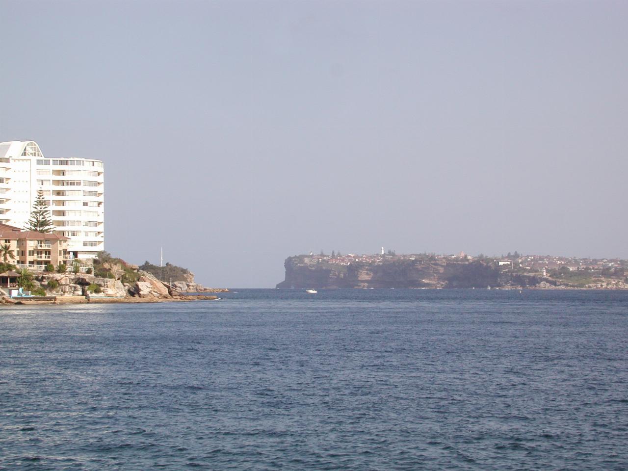 Looking out Sydney Heads from ferry to Circular Quay