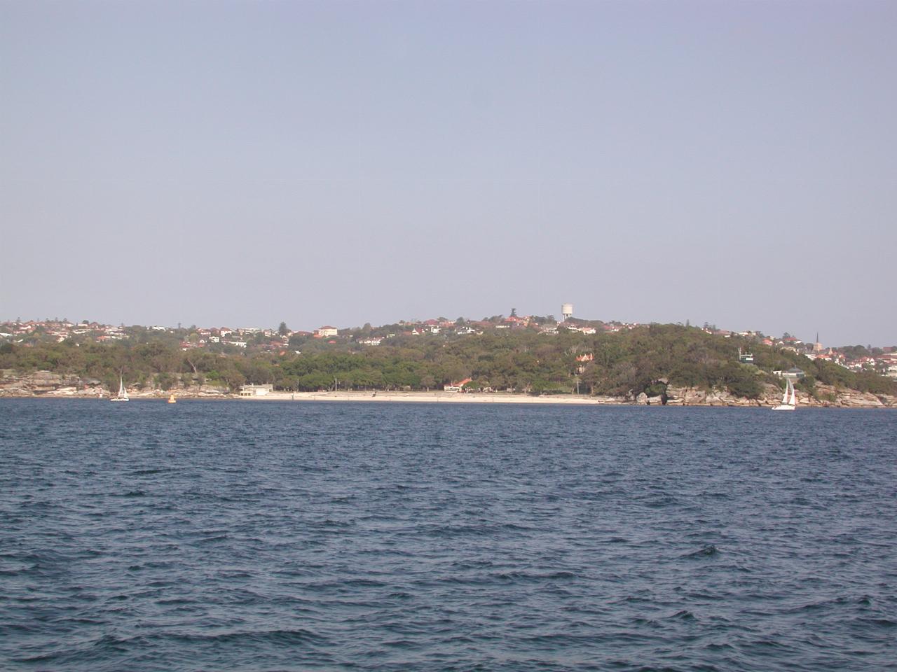 Harbour side beach