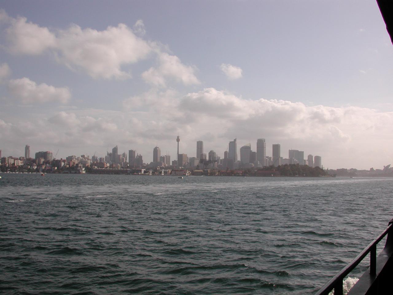 Downtown Sydney from Manly Ferry