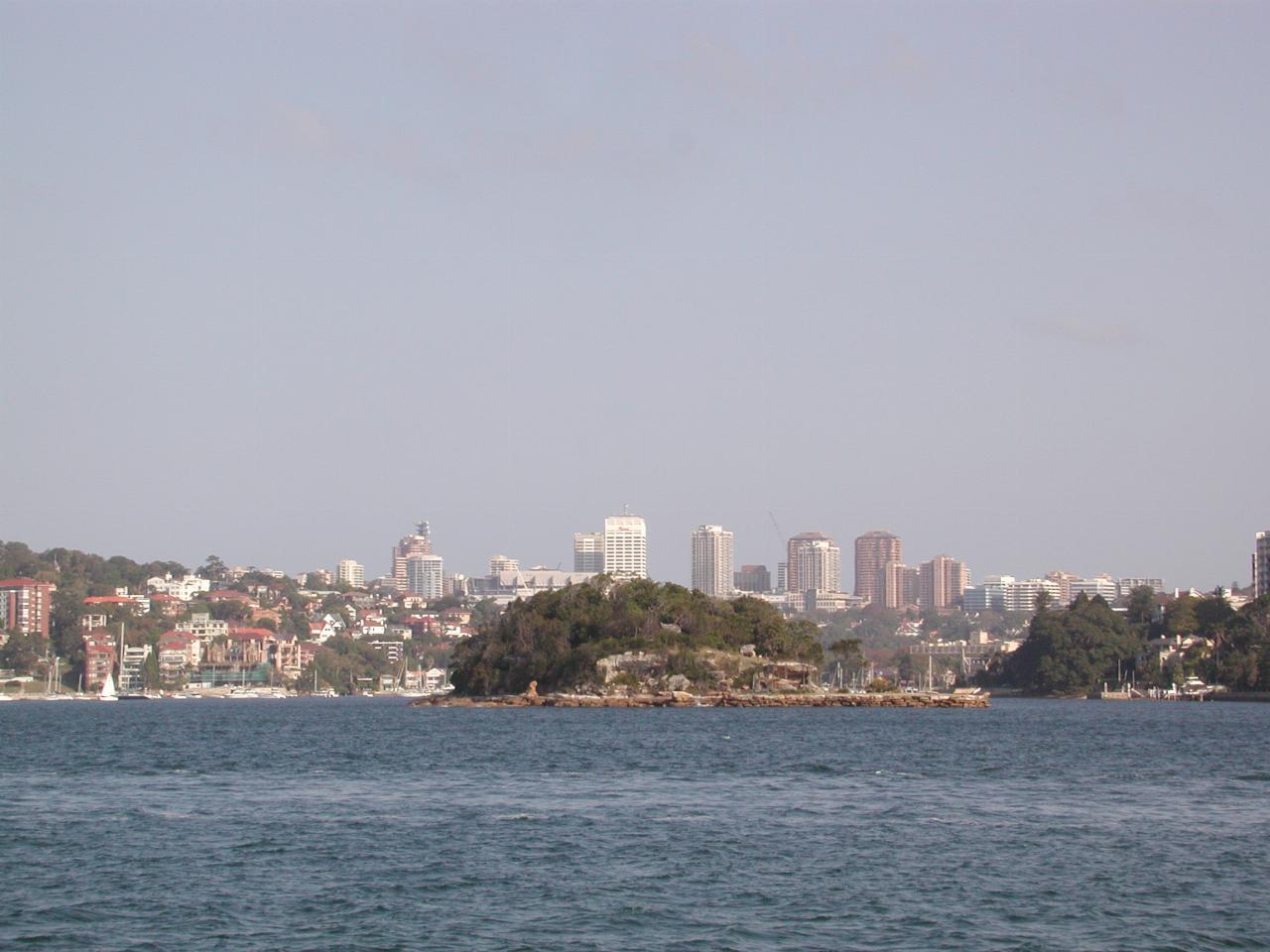 Clark Island,  off Darling Point