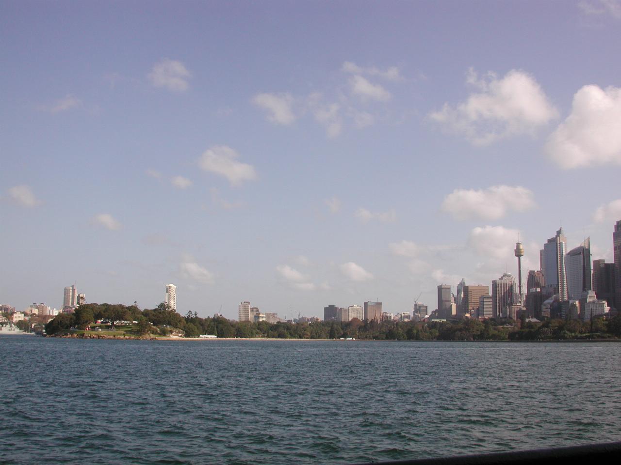 Botanical Gardens and city skyline