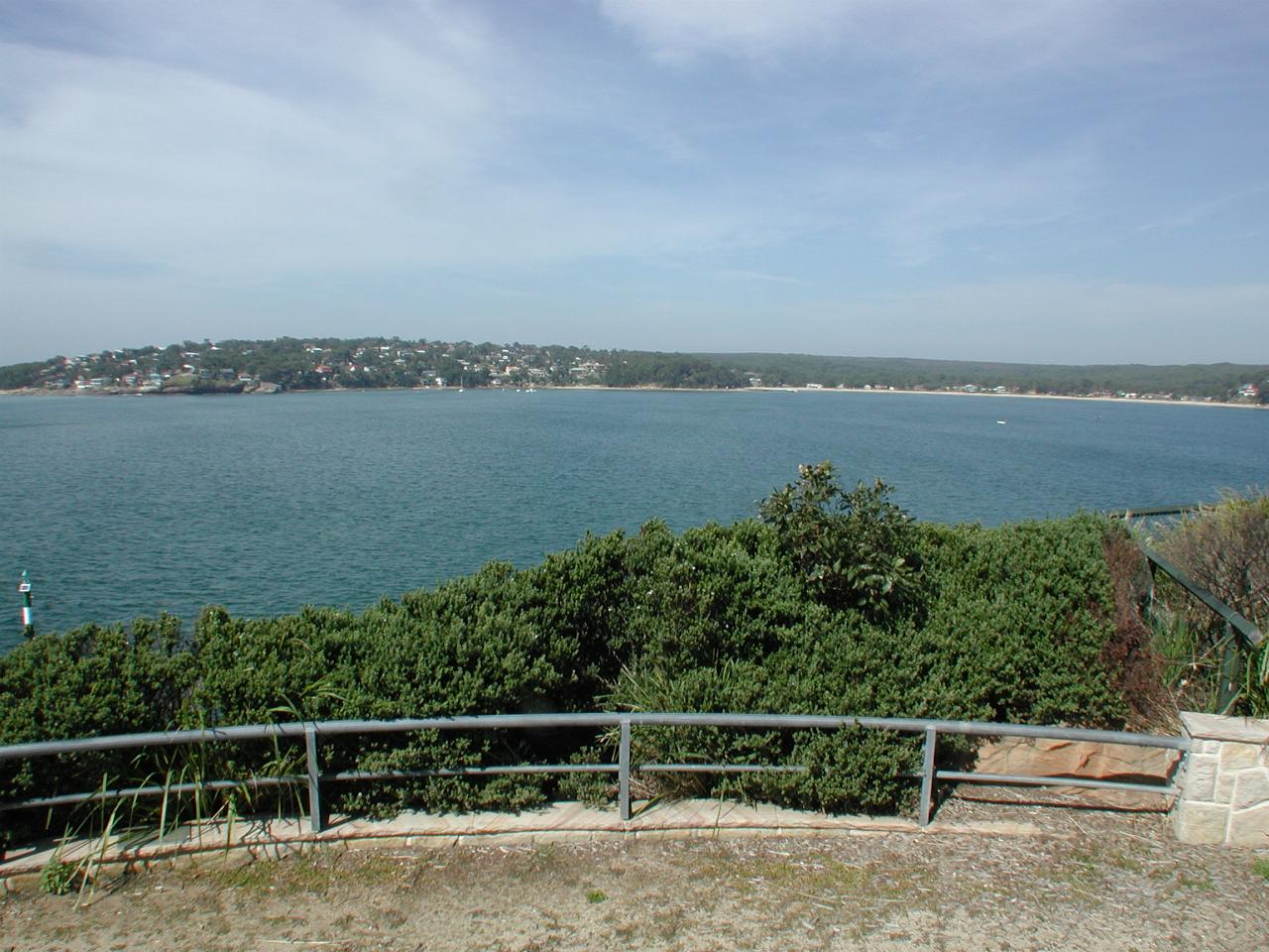 Wide angle view of Bundeena from Bass and Flinders Point