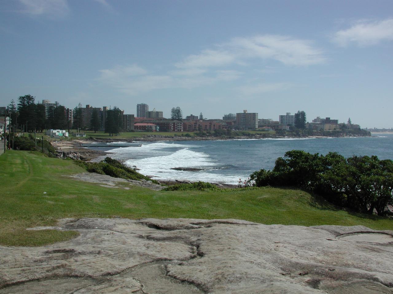 Cronulla, from the south on the cliff walk