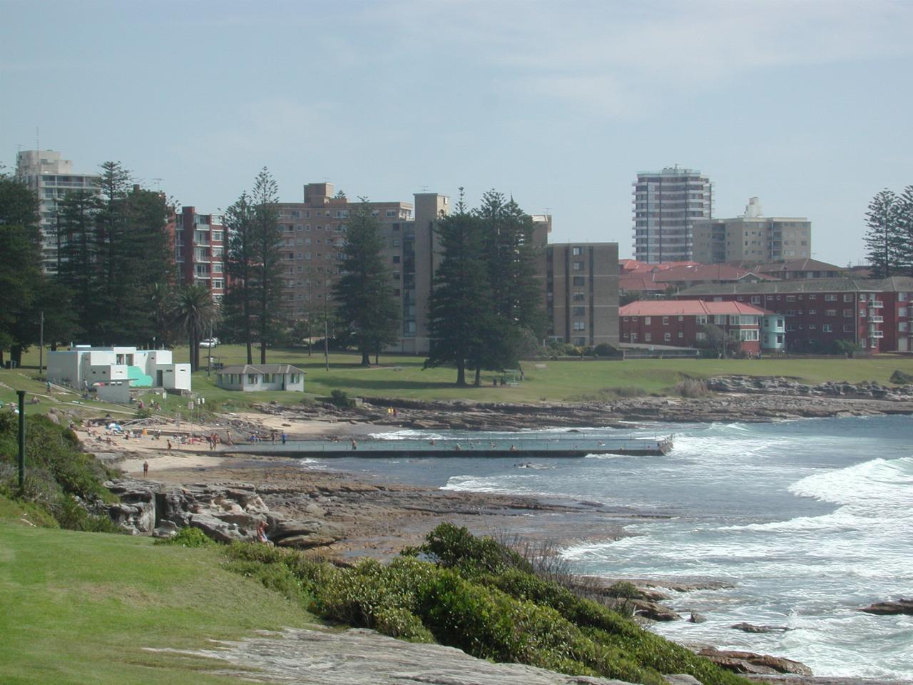 Cronulla, from the south on the cliff walk