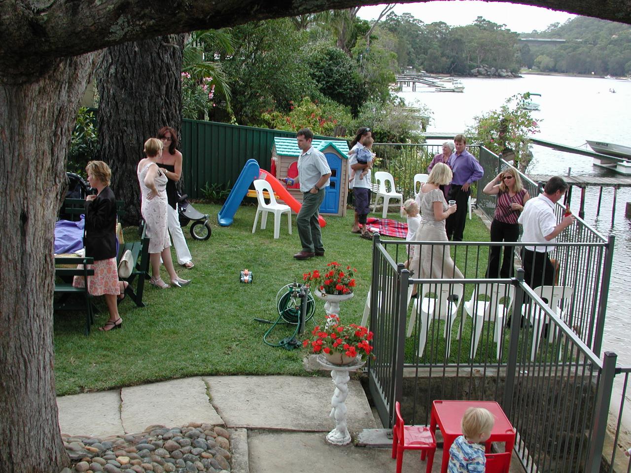 Flynn's Baptismal celebration at Woronora