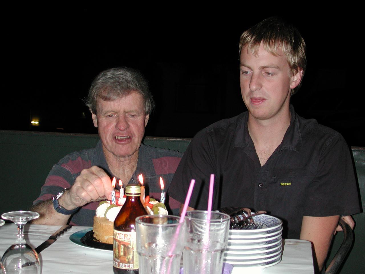 Peter and Keiran - birthday celebrities