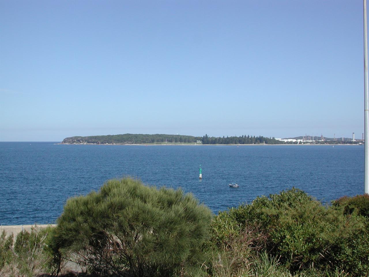 Cook's Landing Place and Memorial, Kurnell, from Port Botany