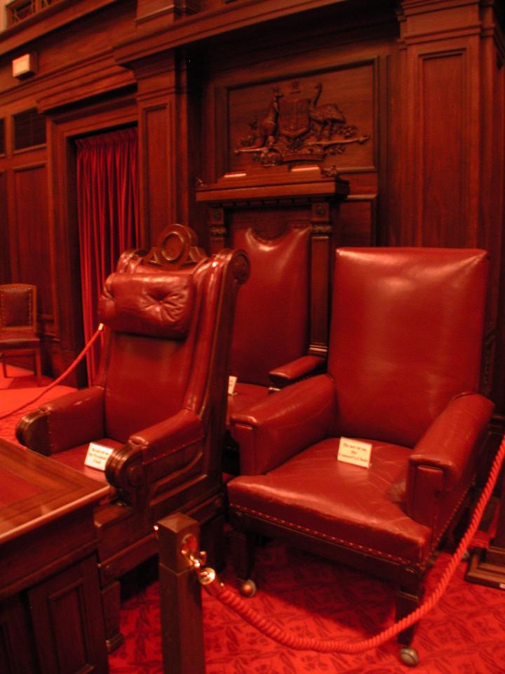 Speaker's Chair in the Senate