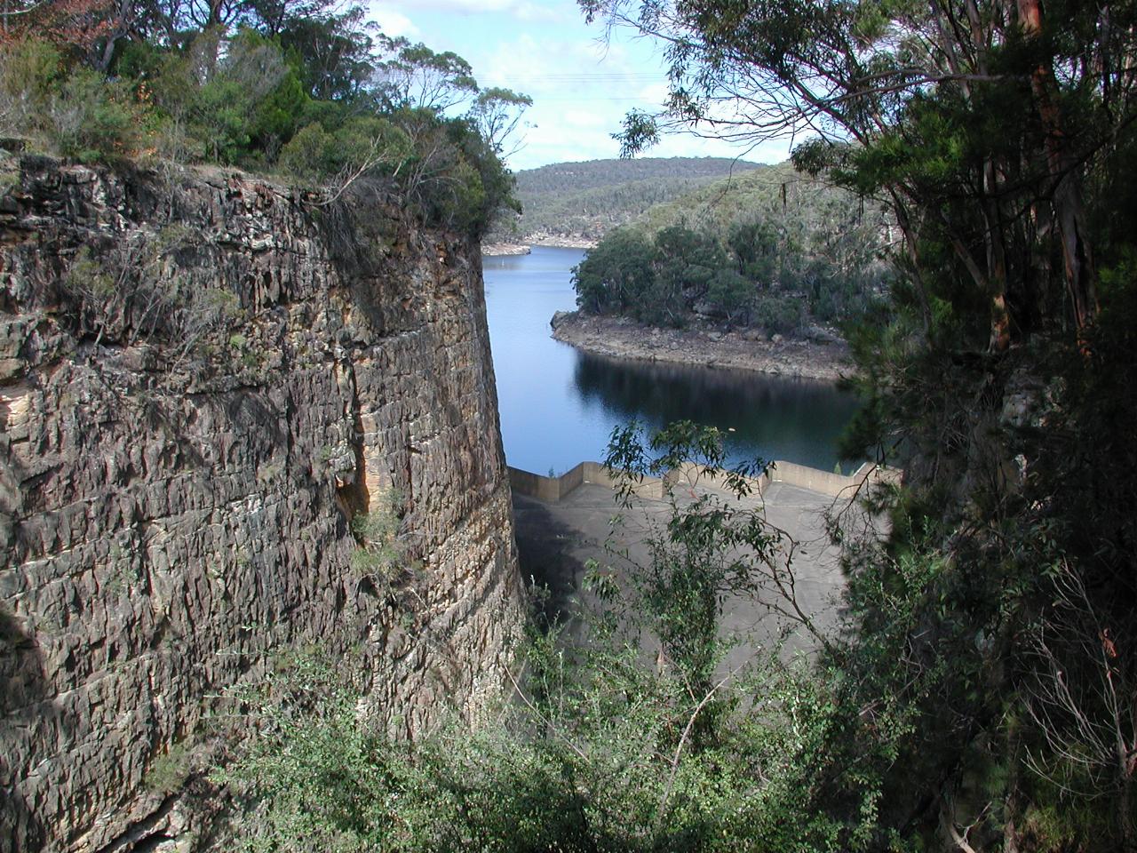 Avon Dam spillway works