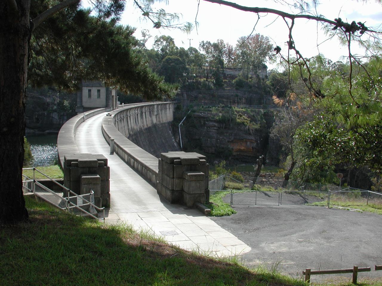 Nepean Dam wall