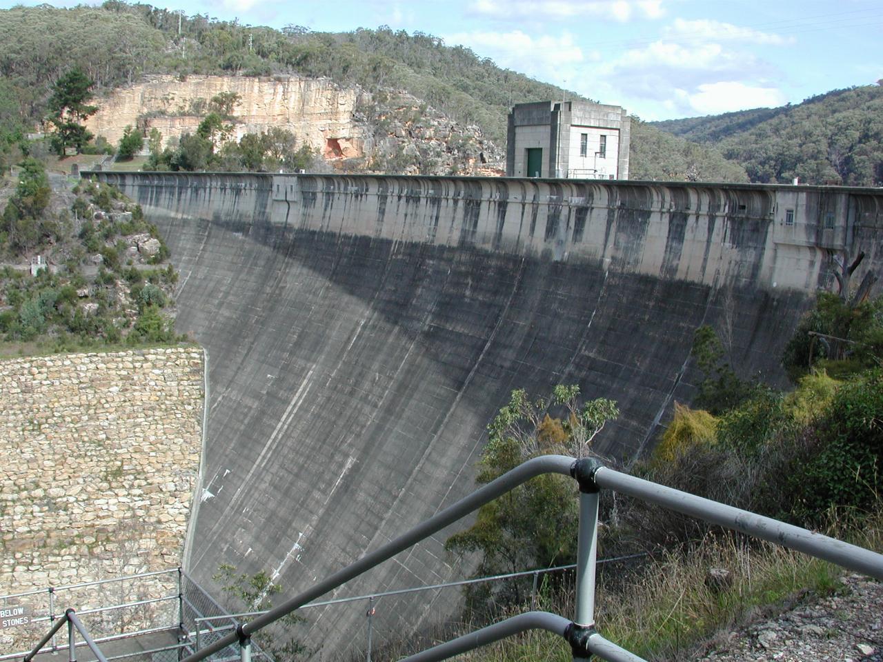 Nepean Dam wall