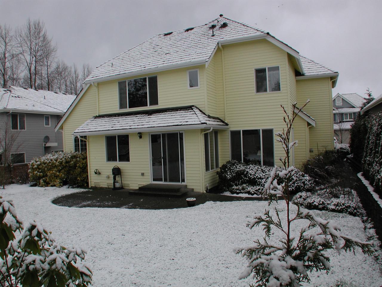 Another view of my home in the snow