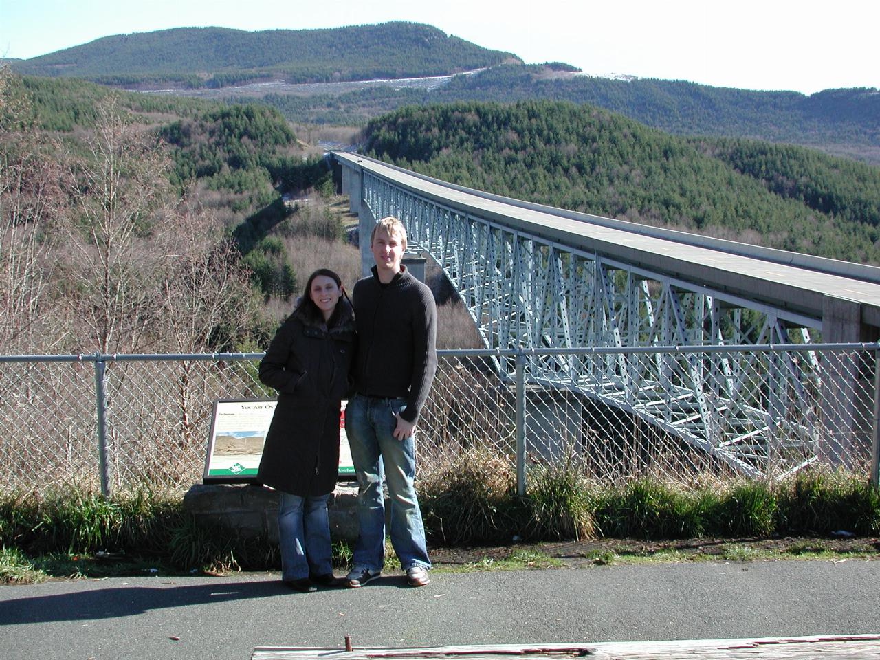 Hoffstadt Creek Bridge with Keiran and Natalie