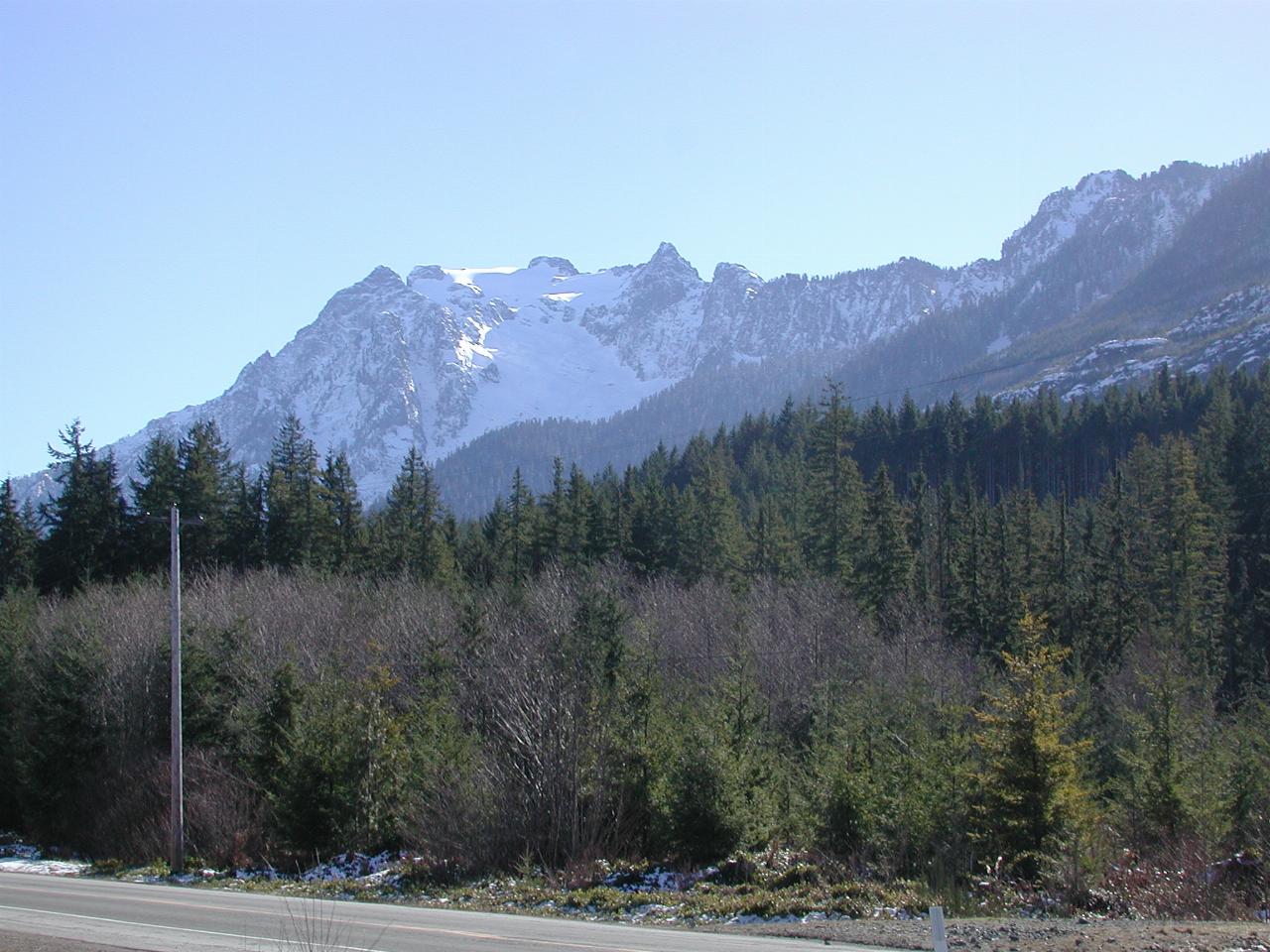 Whitehorse Ridge, from SR503 west of Darrington