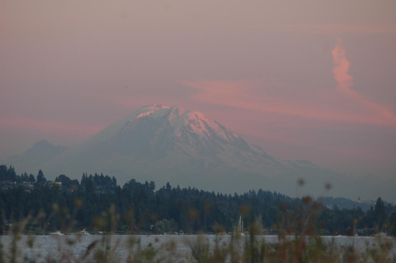 Olympic mountains as seen from Anthony's Homeport at Shilshole