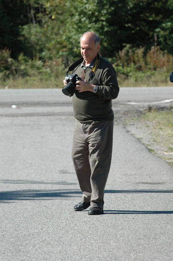 Rob Michael in picture taking mode just off SR-530 near Darrington