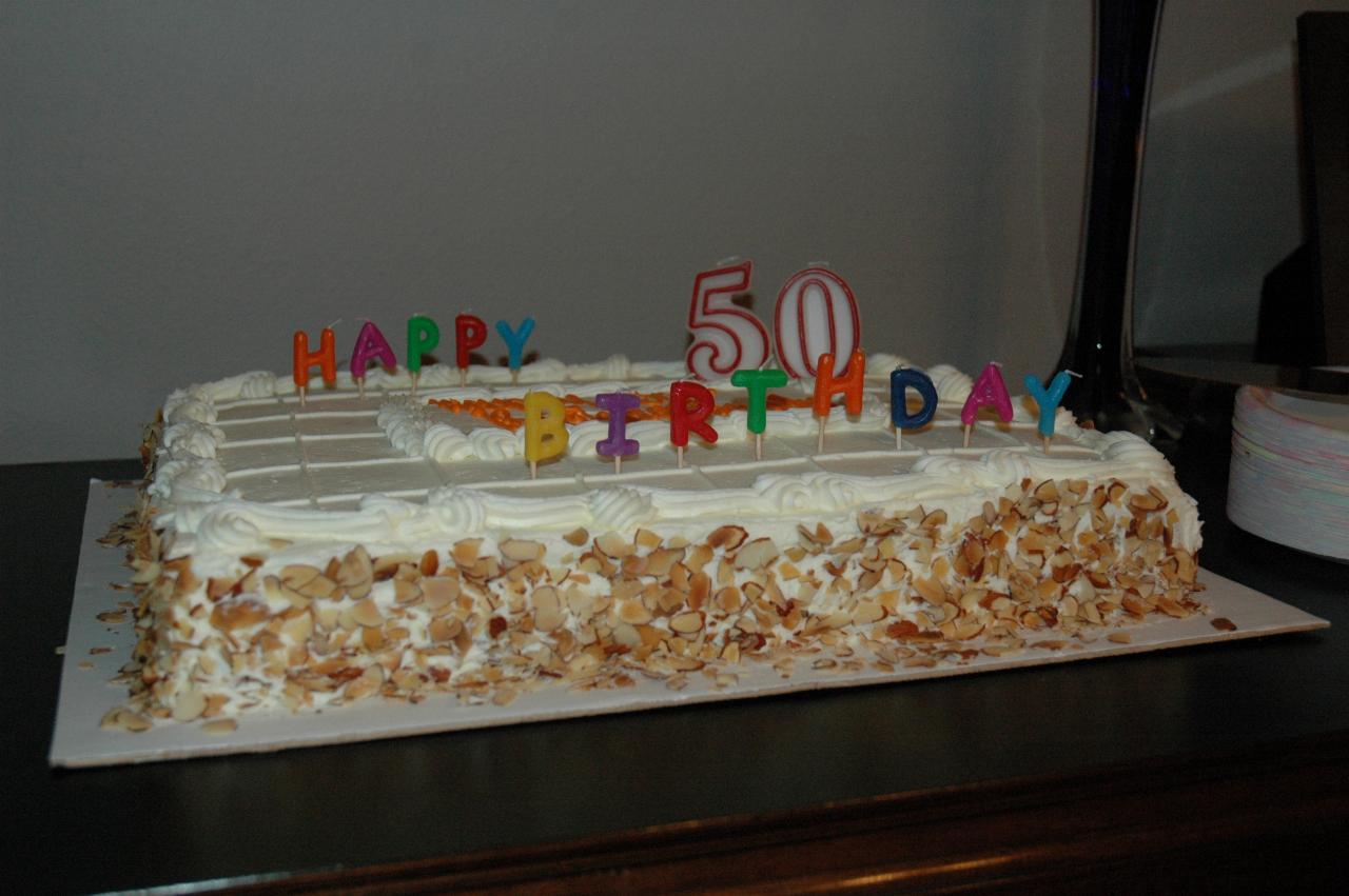 Randy Coggeshell's 50th birthday cake