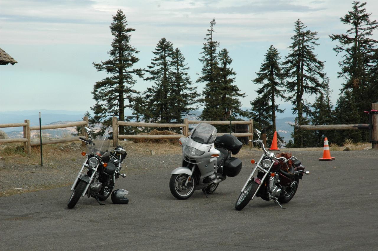 Our bike party: Marilyn's, mine (at the time!) and Jimmi's