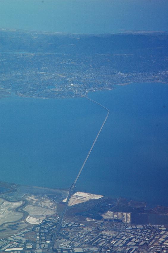 San Mateo Bridge in southern San Francisco Bay