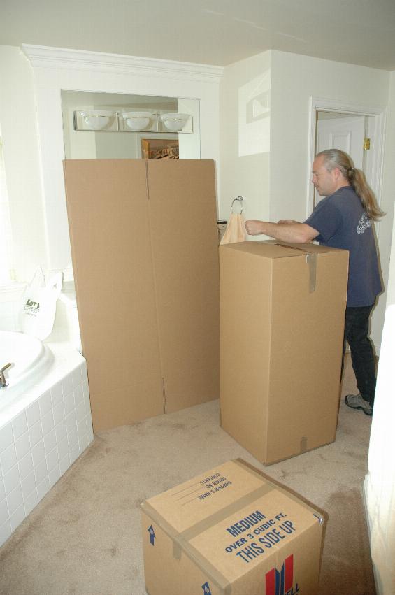 Scott adding final touches to master bath move