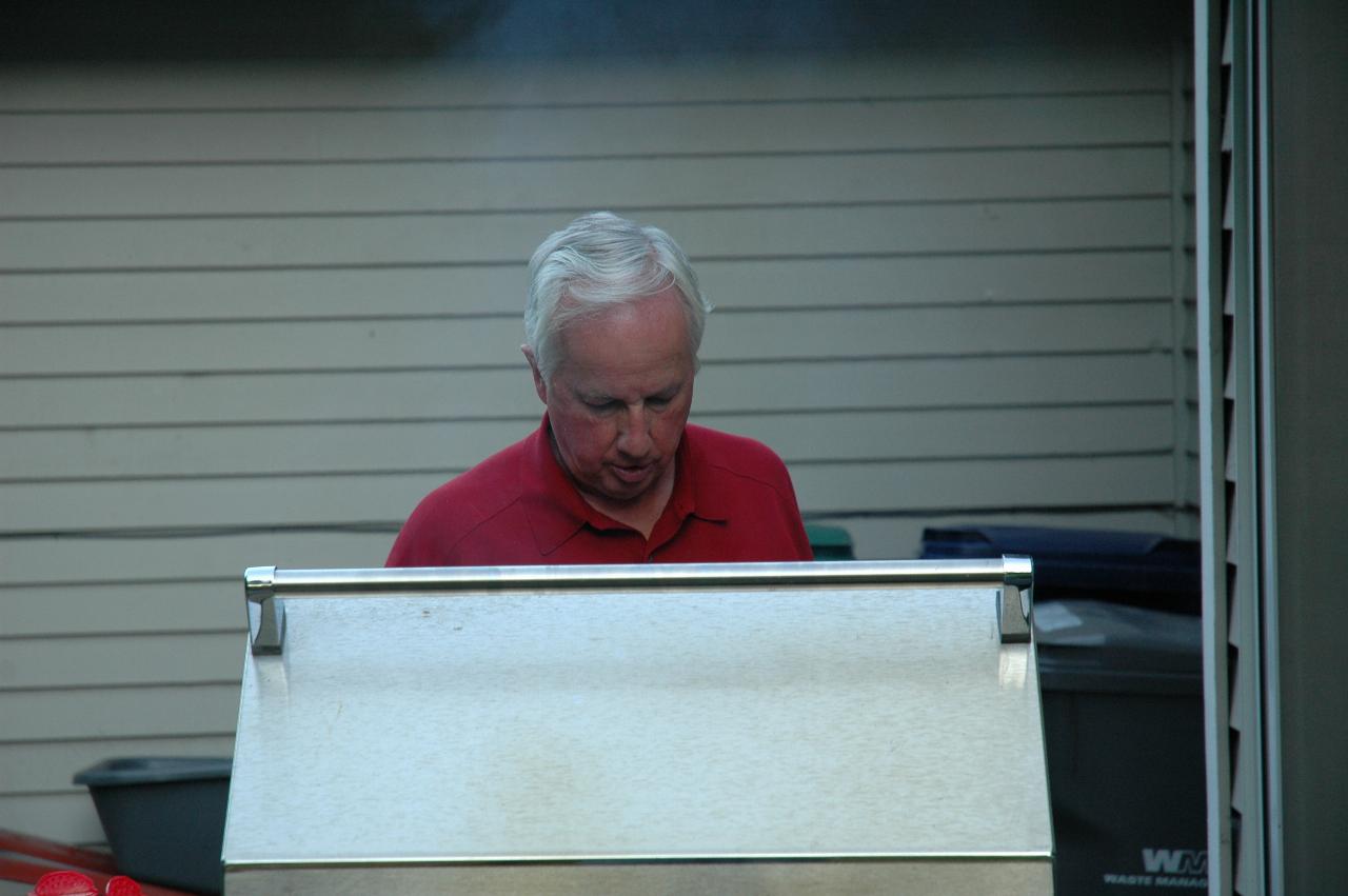 Dinner at McKinley's for Adrian & Dinah: Bill the Chef at work