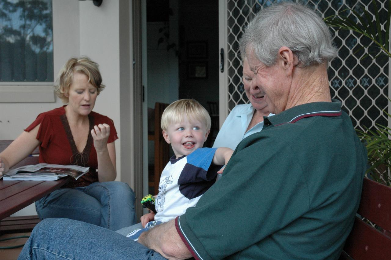 Michelle and Flynn with Yvonne and Peter